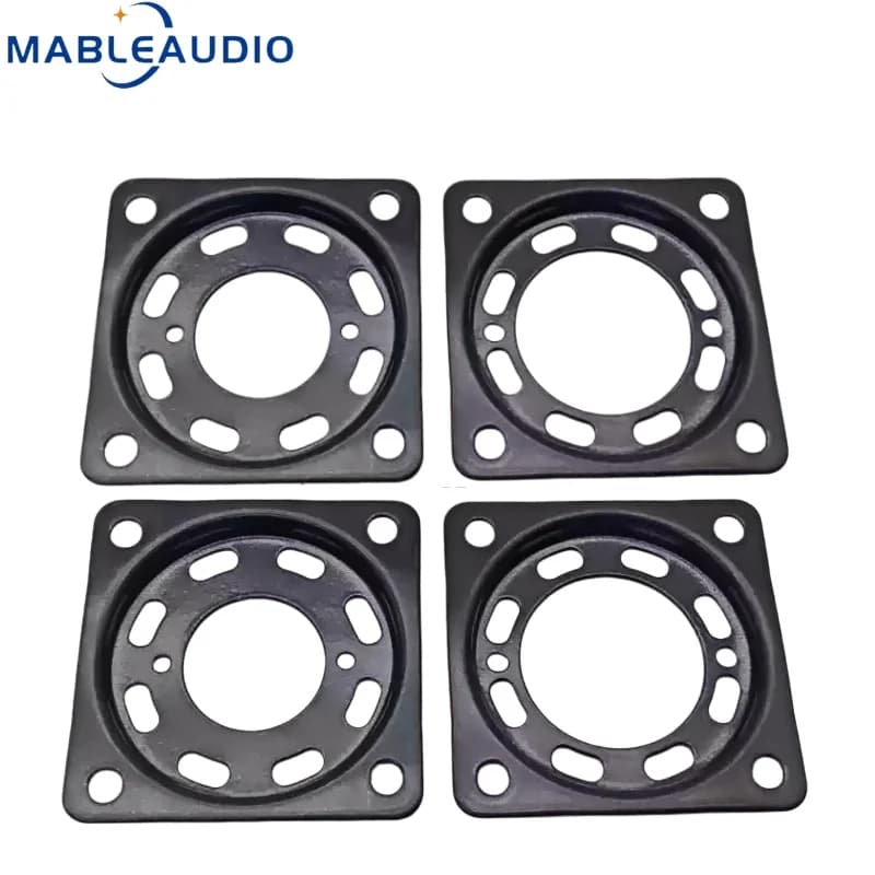 Metal Iron Plate Shock Proof Board Vacuum Tube Socket Mounting Plate For 300B KT88 12AX7 Vintage Audio Amplifier 2PCS