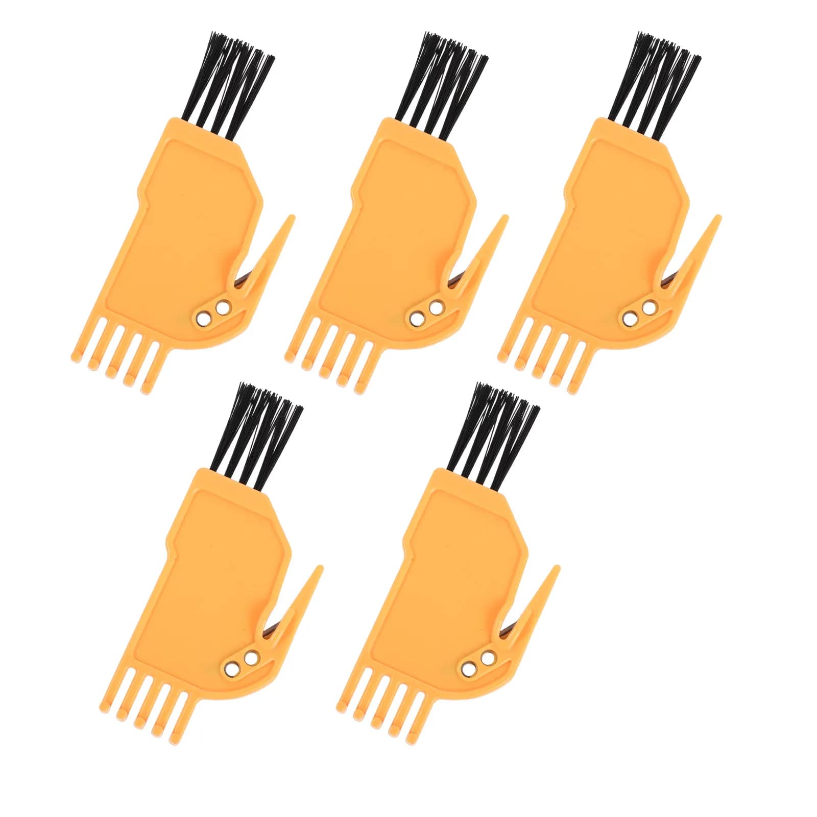 5Pcs Robot Vacuum Brush Cleaning Brushes Short Handle Tool Hair Removal Roller Brush Cleaner Maintenance Accessories for Vacuum