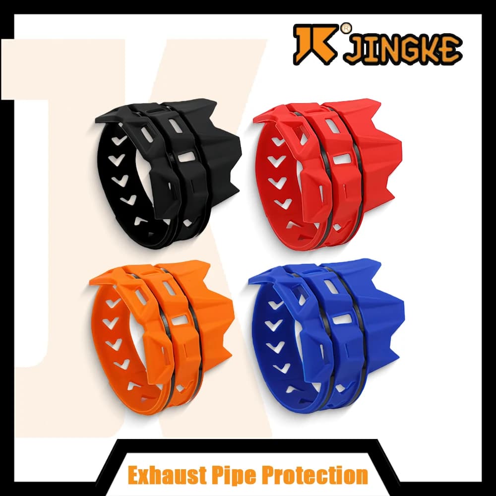 Copertura universale di protezione per scarico moto, protezione silenziatore per KTM Honda Yamaha Kawasaki Husqvarna, protezione anti-scottatura