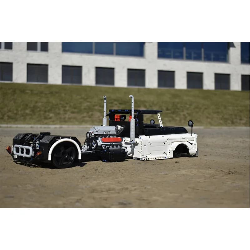 MOC-143377 Classic New Flatbed Cargo Transport Truck Building Block Model, 2500 Pieces, Birthday Toy Gift for Boys and Children