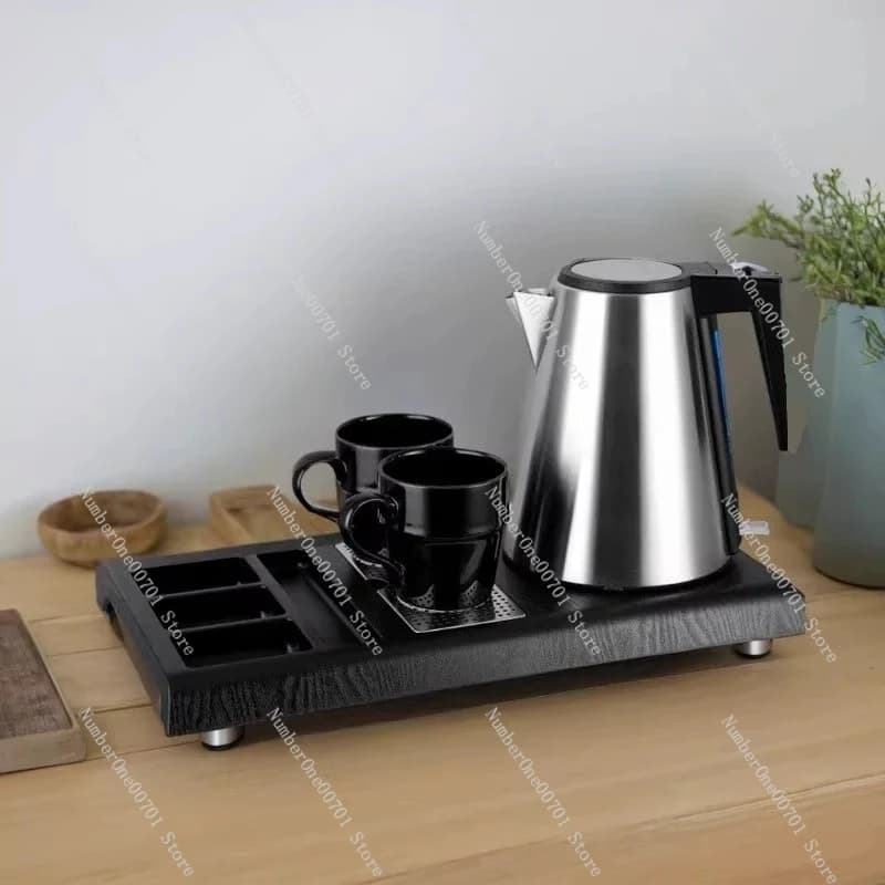 Set Bollitore Elettrico in Acciaio Inossidabile, Spegnimento Automatico e Protezione Anti-Scottatura, Pentola per Riscaldamento Acqua Domestica