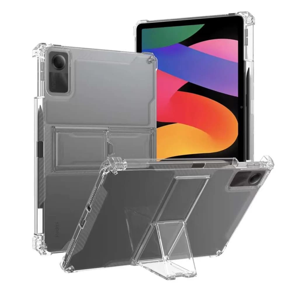 Custodia in TPU per Redmi Pad SE 11 pollici 2023 Tablet Stand Cover con portapenne Air-bag Protezione Capa Funda per Xiaomi RedmiPad