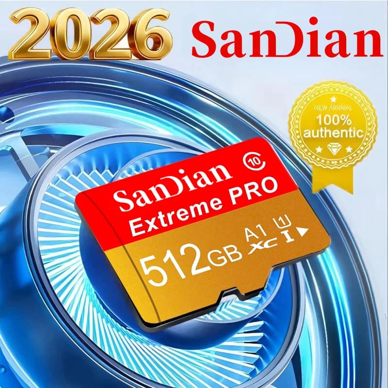 New Memory Card TF Cards SD Cards Micro TF SD Card 32GB 128GB 512GB C10 Fast Transfer Waterproof Full HD for Laptop Drone