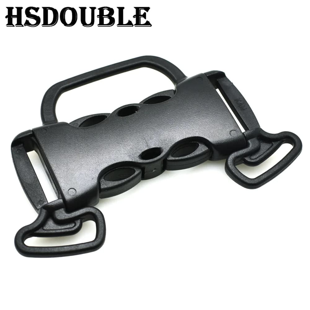 1Pcs 1" Webbing Woven Tape Sewing Side Release Buckle Plastic for Backpack Straps