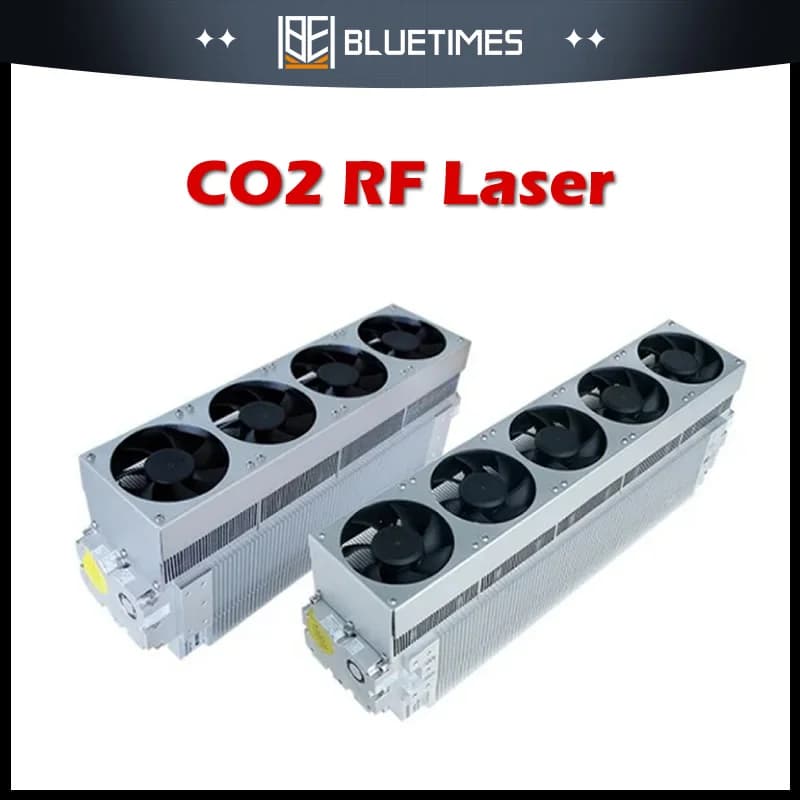 Modulo laser CO2 RF 38W 40W e 50W 10.6um Sorgente laser Tubo laser Co2 in metallo per macchina per marcatura per incisione