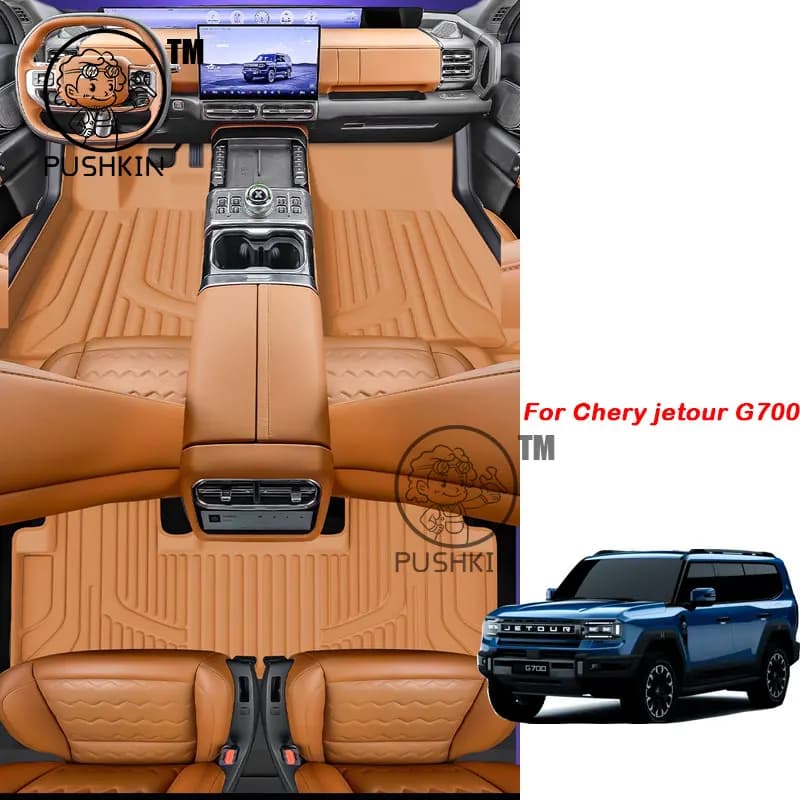 Car mats for Jetour G700 2025 2026 Luggage mats Custom Cargo Liner Protector Waterproof non-slip accessories
