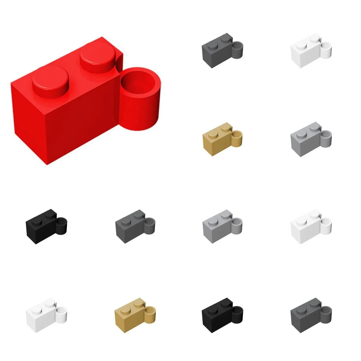 50 pz 3830 3831 Cerniera Mattoni 1x4 Base Girevole e Top Collezioni Bulk Giocattoli Modulari Per Tecnico MOC Vendita Building Blocks