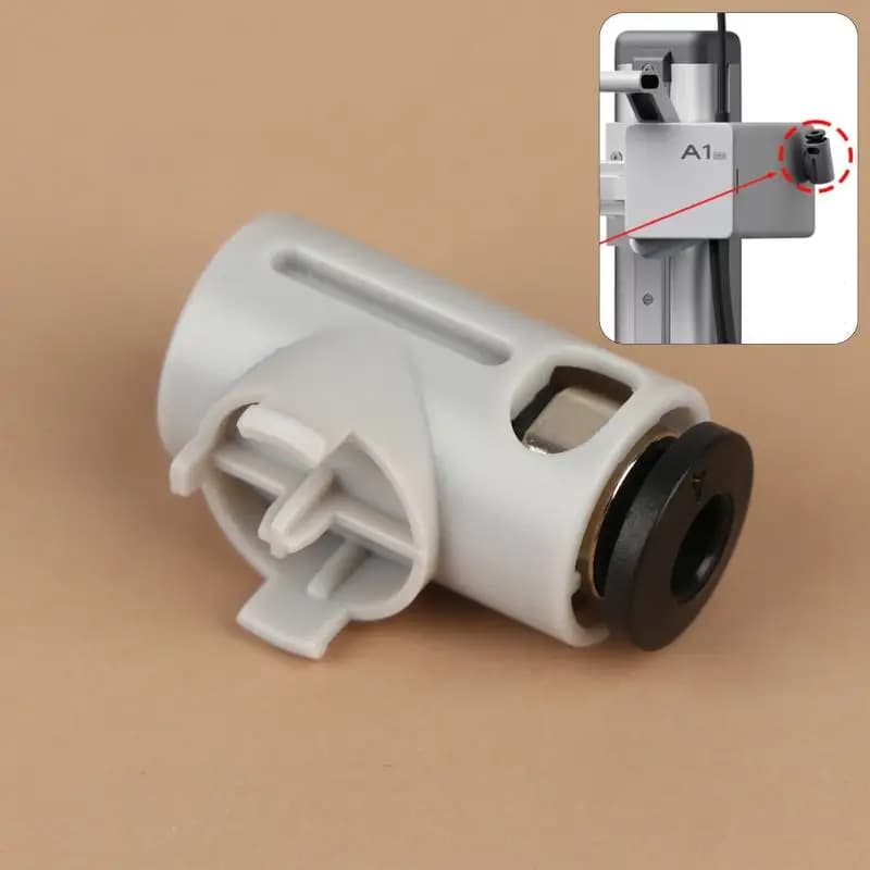 1Pc PTFETube Connector Adapter For Bambu Lab A1min 3D Printers AMS Pipe Connector-F(x)