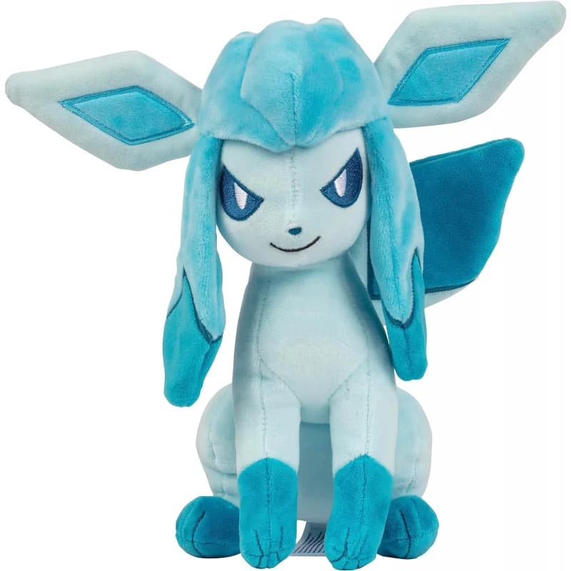 Pokémon Glaceon Peluche Eevee Evolution Figura Morbido Peluche Cestino di Pasqua Stuffer Regalo per Bambini Ragazzi Ragazze