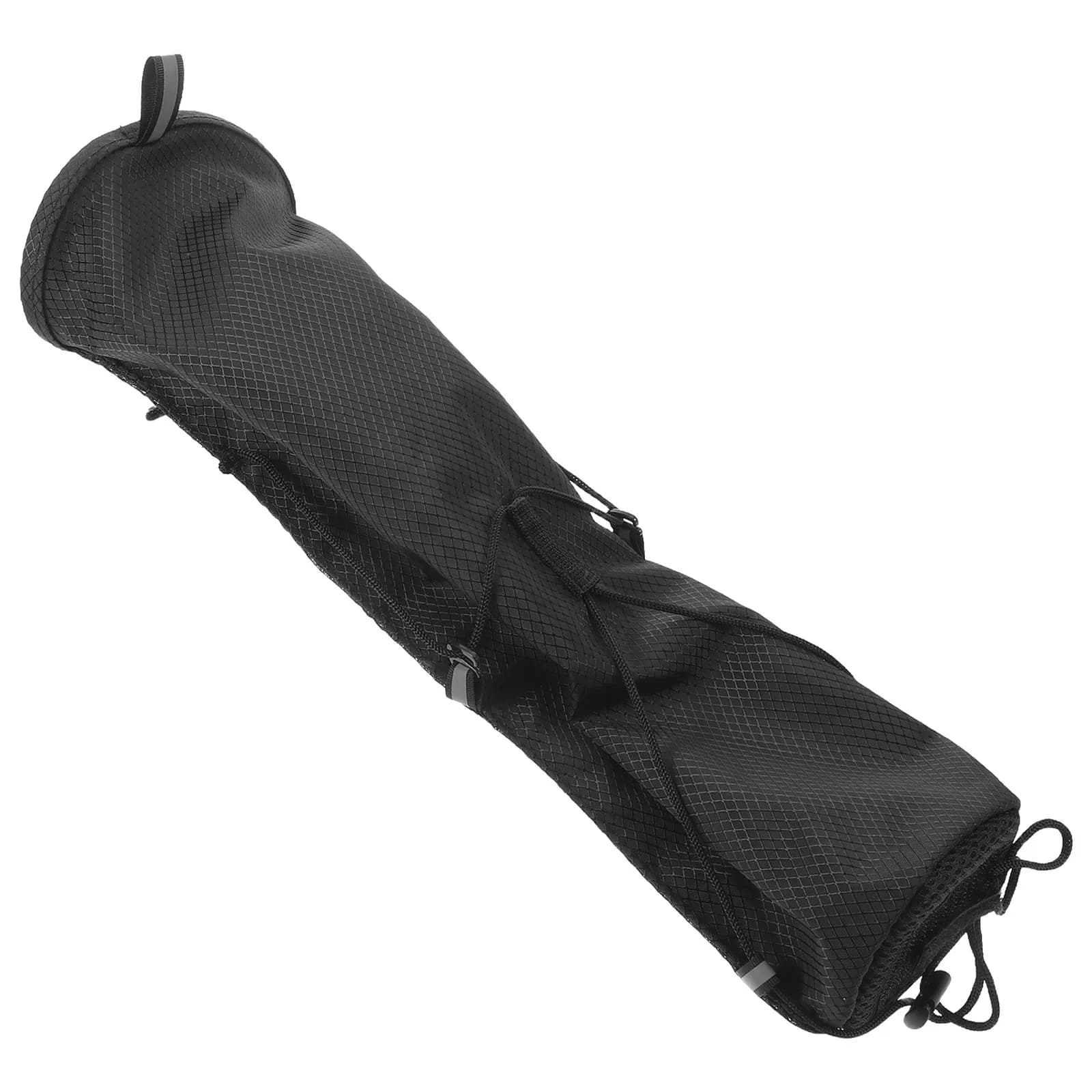 Borsa Impermeabile Nera per Bastoncini da Trekking, Custodia Portatile Pieghevole per Bastoni da Escursionismo, Borsa da Trasporto per Outdoor 14,96 Pollici
