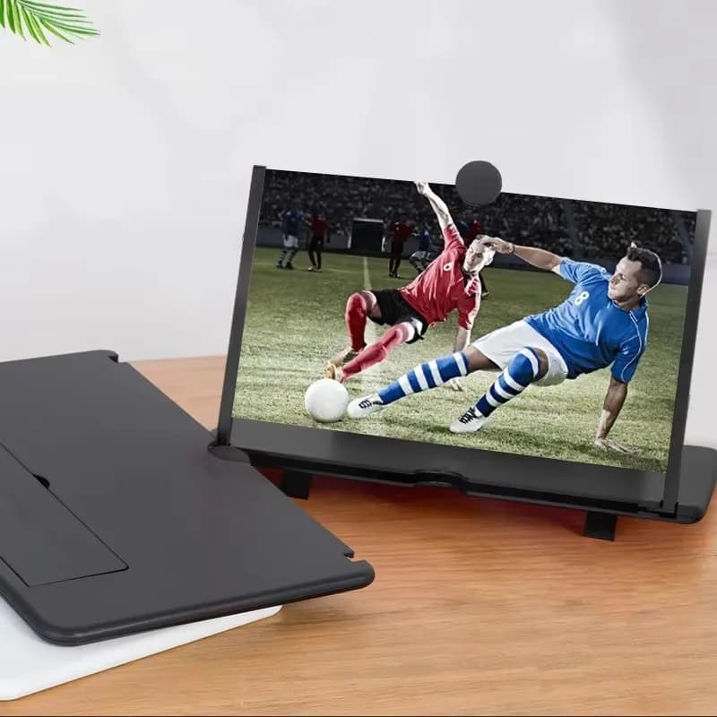 NUOVO Amplificatore Schermo 3D per Cellulare, Lente d'Ingrandimento Video HD, Proiettore Espansore, Supporto Ingranditore Display Smartphone 2026