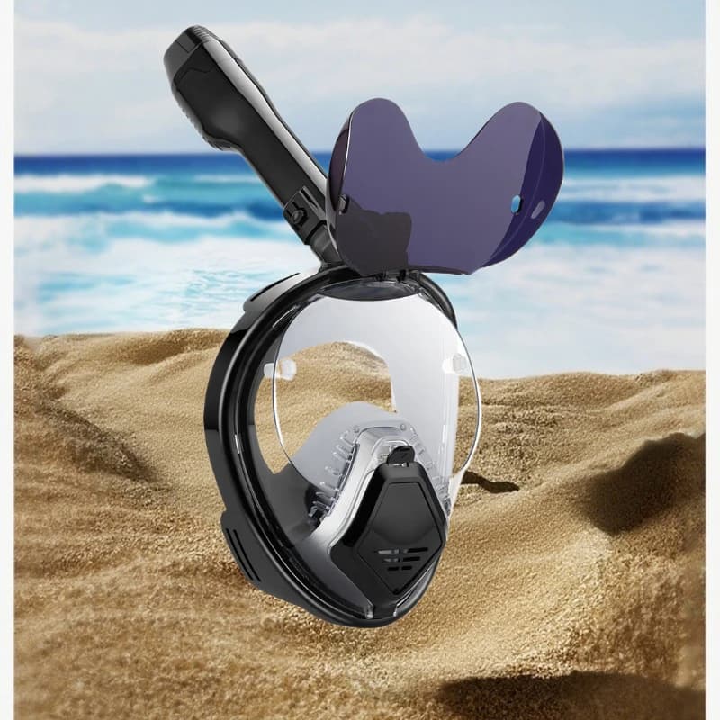 New Professional Snorkeling Mask for Adults Fully Dry Sub-Mixed Occhialini for High Definition Foldable Swimming