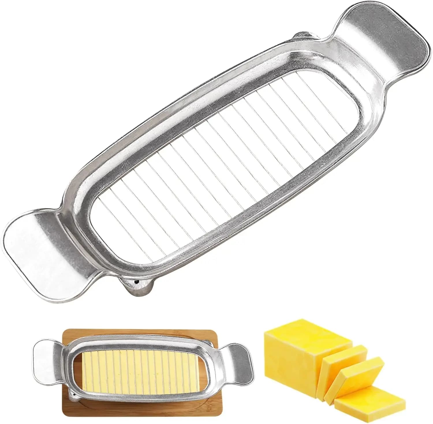 Affettatrice per burro e formaggio in acciaio inossidabile – Tagli uniformi, lavabile in lavastoviglie