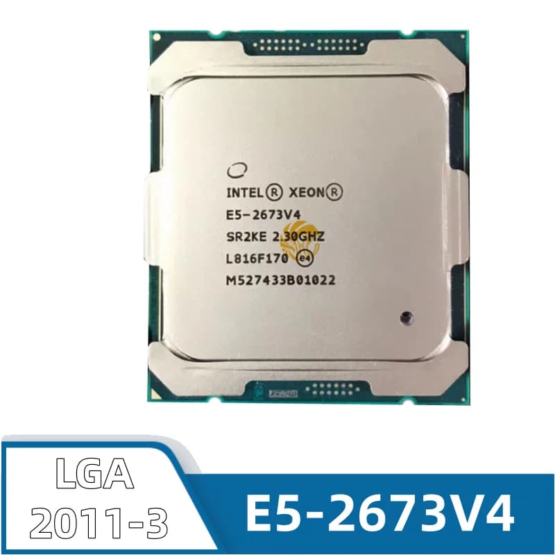 Xeon E5 2673V4 CPU 14nm 20 Cores 40 Threads 2.3GHz 50MB 135W LGA2011-3 E5 2673 V4