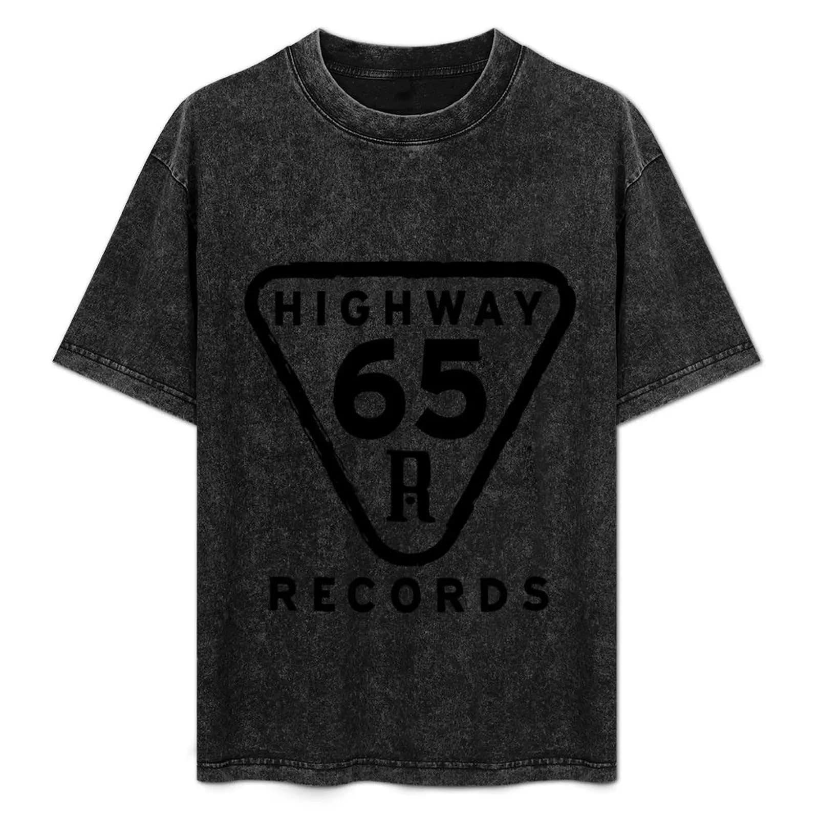T-shirt Highway 65 Records Nashville TV Show con stampa di motivi astratti