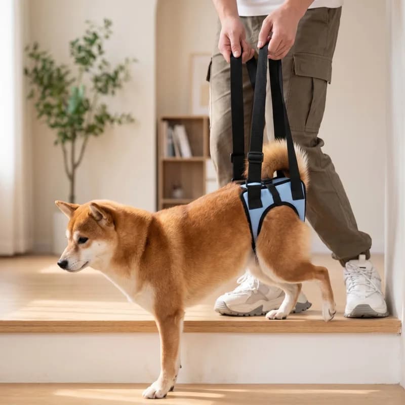 Supporto per Zampe Posteriori per Cani, Imbracatura Leggera Regolabile, Ausilio per Cani Anziani o Disabili, Aiuto per la Cura Domestica e la Riabilitazione per Proprietari di Animali