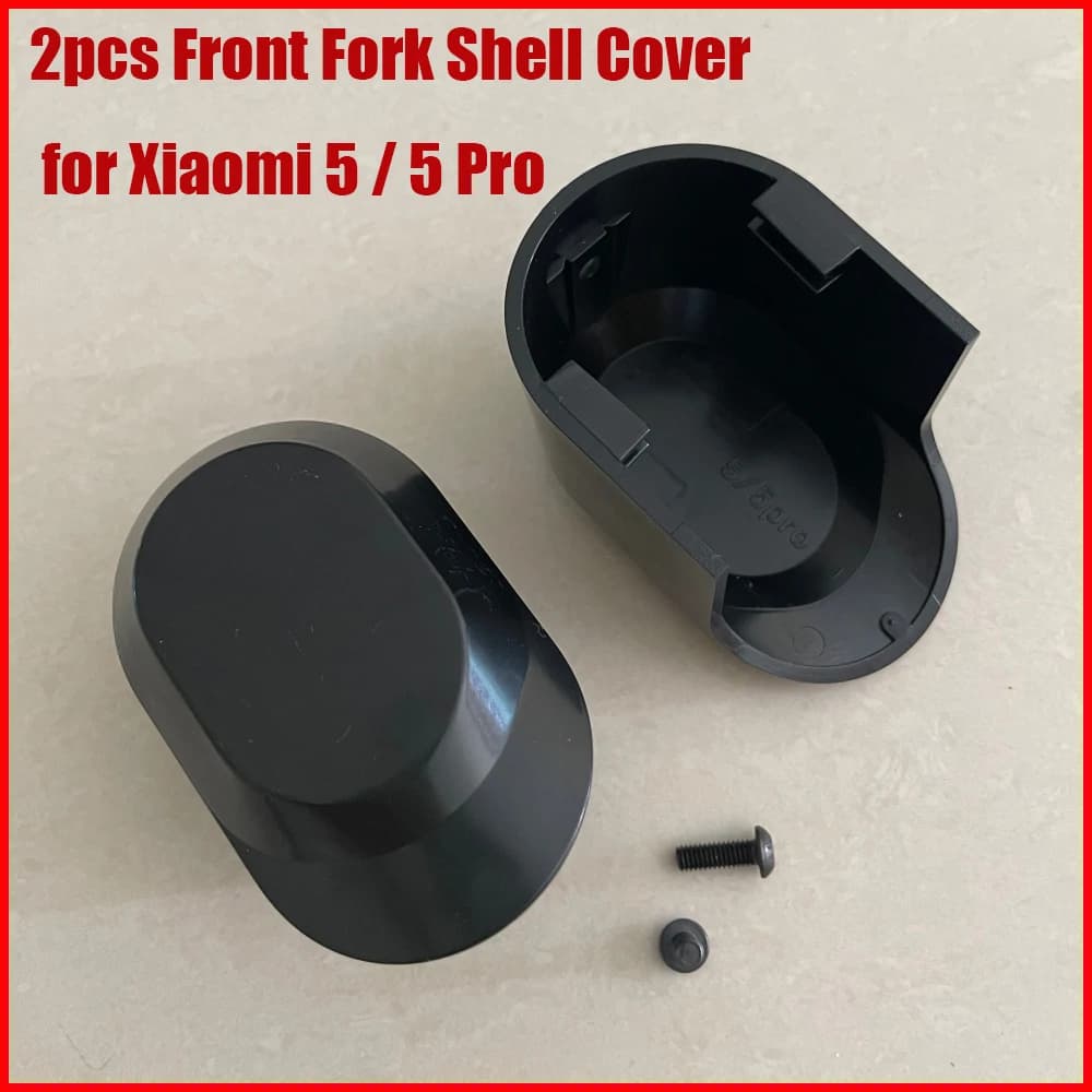 1Pair Front Fork Shell Cover With Screws for Xiaomi 5/5 Pro Electric Scooter Accessory Plastic Frame Guard Case Replacement Part