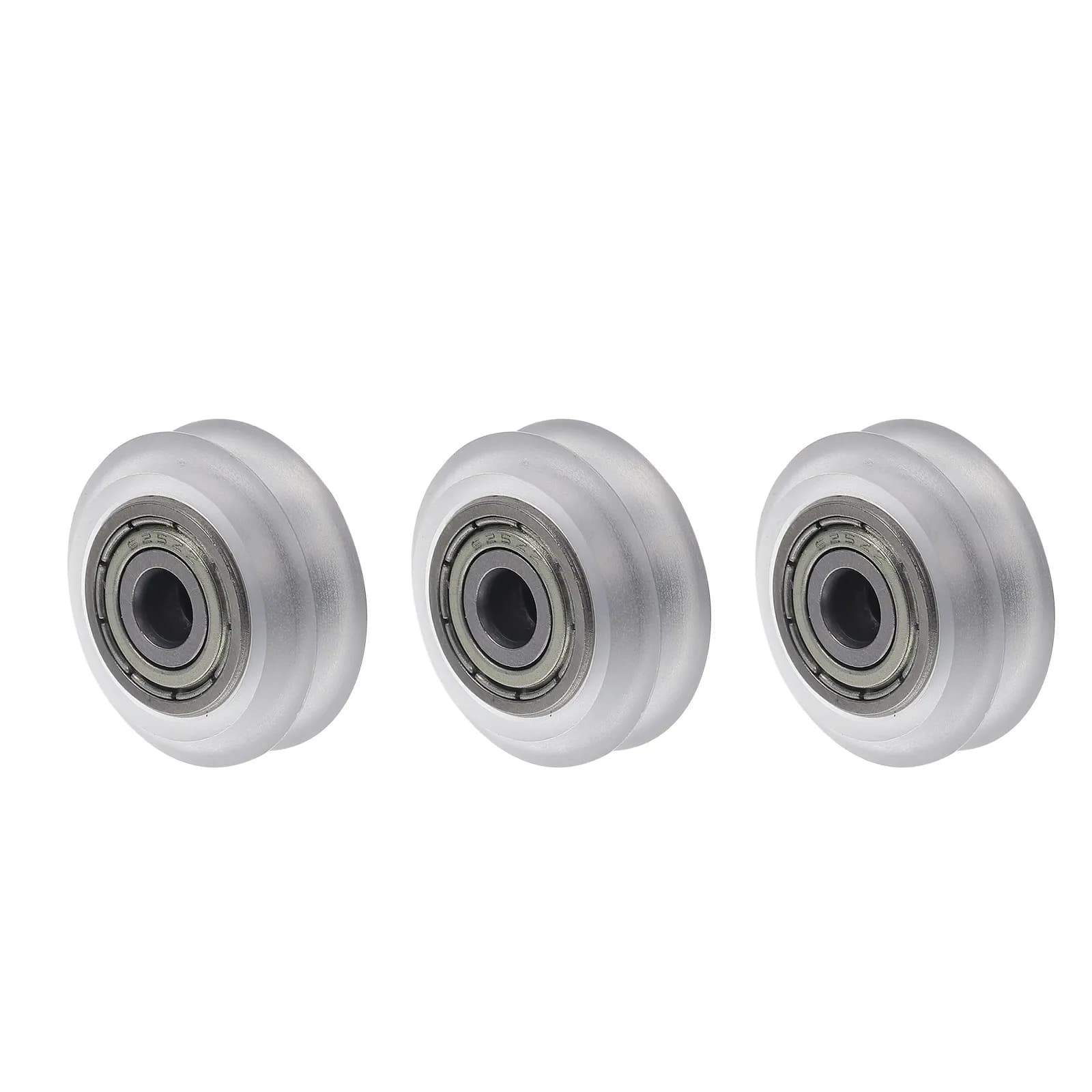 3 Pezzi Ruote a V per Stampante 3D, Pulegge in Plastica con Cuscinetti a Sfera, Rulli Passivi Rotondi per Allineamento Cinghie Metalliche Macchine CNC