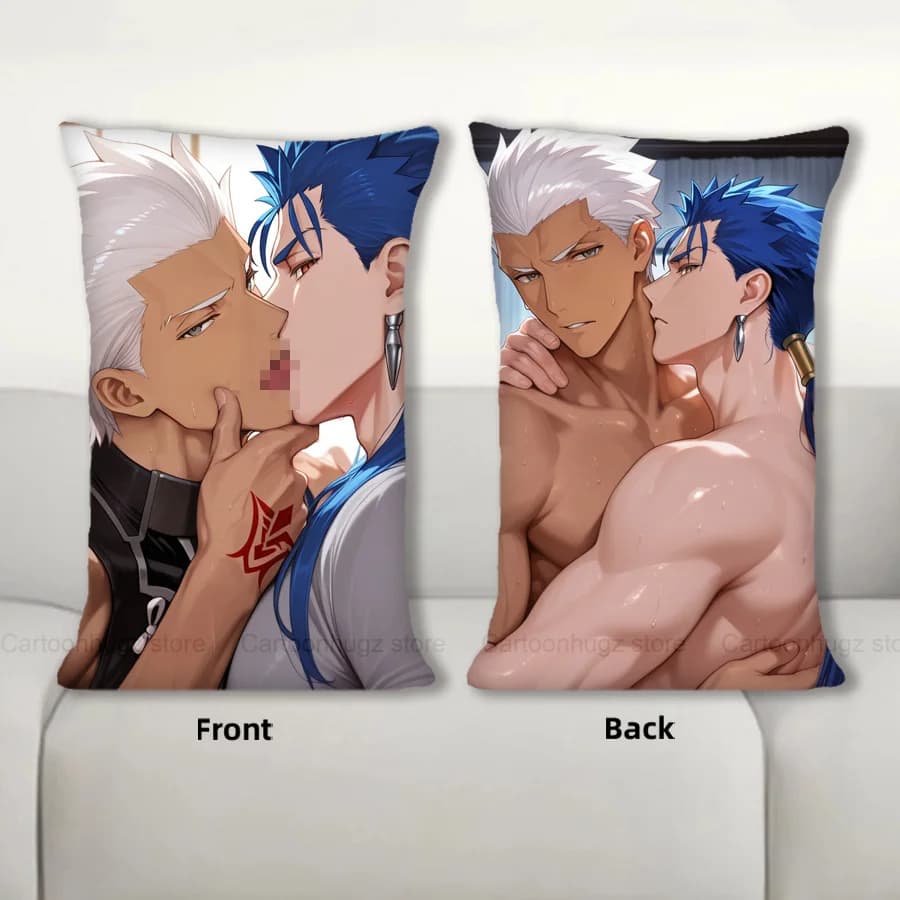 Dakimakura Anime Archer Federa per cuscino Cuscino per divano Federa per cuscino con stampa fronte-retro 40X60 cm