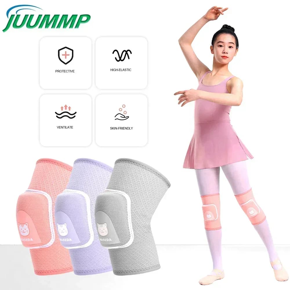 1Pair Sports Knee Pads for Men Women Kids Knees Protective,Knee Braces for Dance Yoga Volleyball Football Running Cycling Tennis