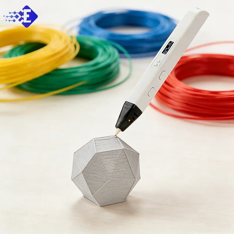 With Pla Filament For Doodling Making Christmas Presents Rp800a 3d Printing Pen Oled Display High-temperature 3d Drawing Pen