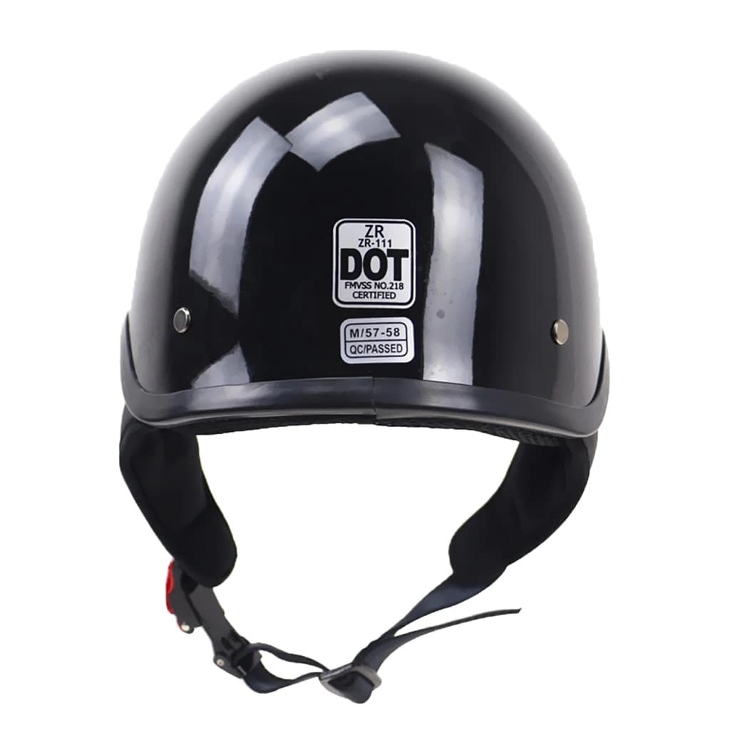 Casco Moto Estivo Traspirante a Mezza Calotta Leggero per Protezione della Testa durante la Guida all'Aperto