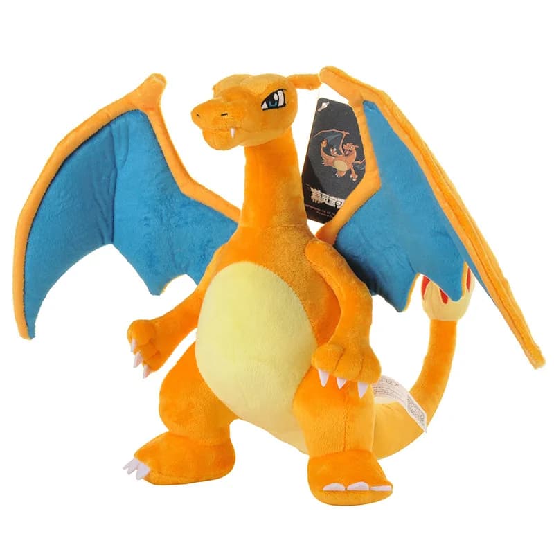 Pokemon Charizard Y Plush Toys Cool Charmander Evolution Stuffed Doll Adorably Anime Peripheral Cartoon Toys Gift for Kids