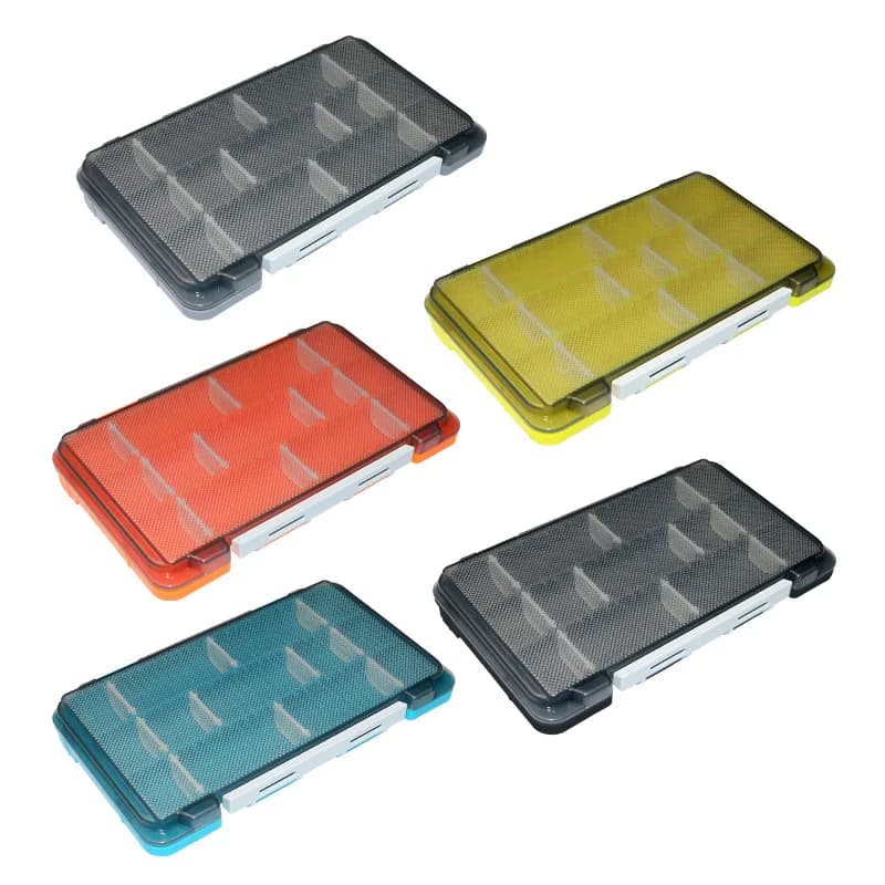 Portable Double Sided Equipment Box Small waterproof bag for baits, hooks and fishing gear