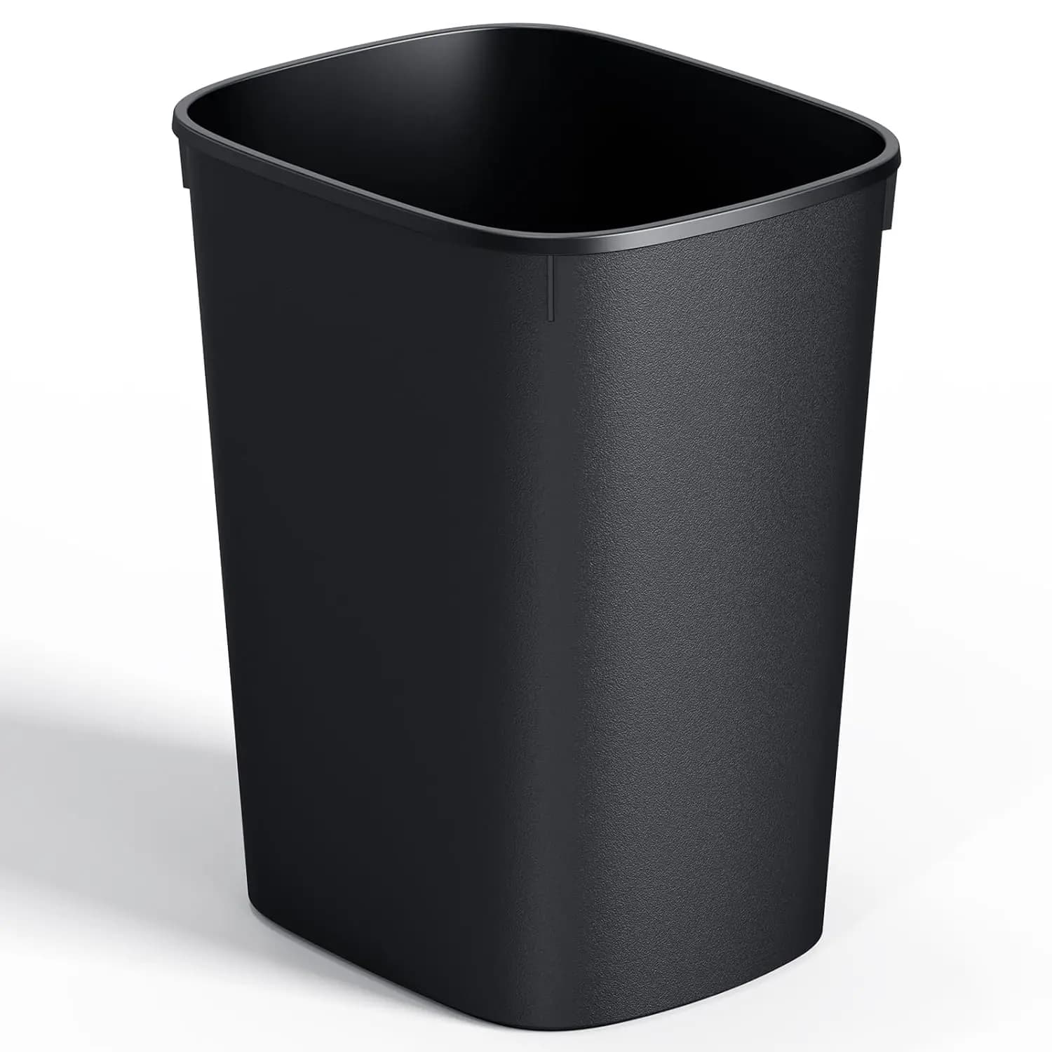 Cestino per Rifiuti da Bagno Sottile da 2,6 Galloni, Piccolo Contenitore in Plastica per Dormitorio, Camera da Letto, Ufficio, Toilette (Nero)