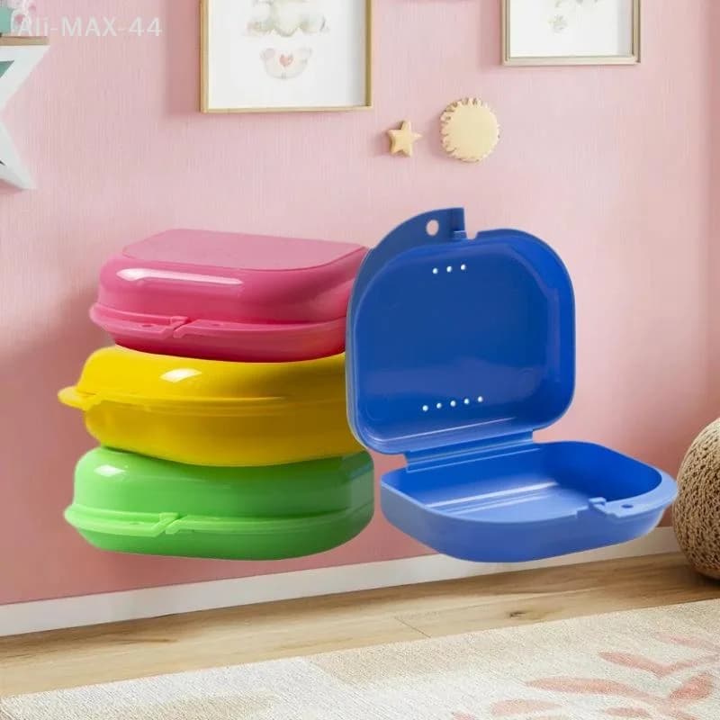 1 Piece Plastic Portable Container for Dentali Apparatus, Protective Box, Orthodontic Case for Apparatus, Senior Caregiver