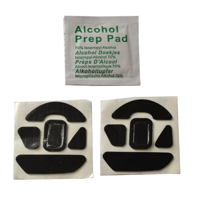 2 Set Mouse Pattini Piedini del Mouse Bordo Curvo per BASILISK Gaming Mouse Scivola Pad 896C