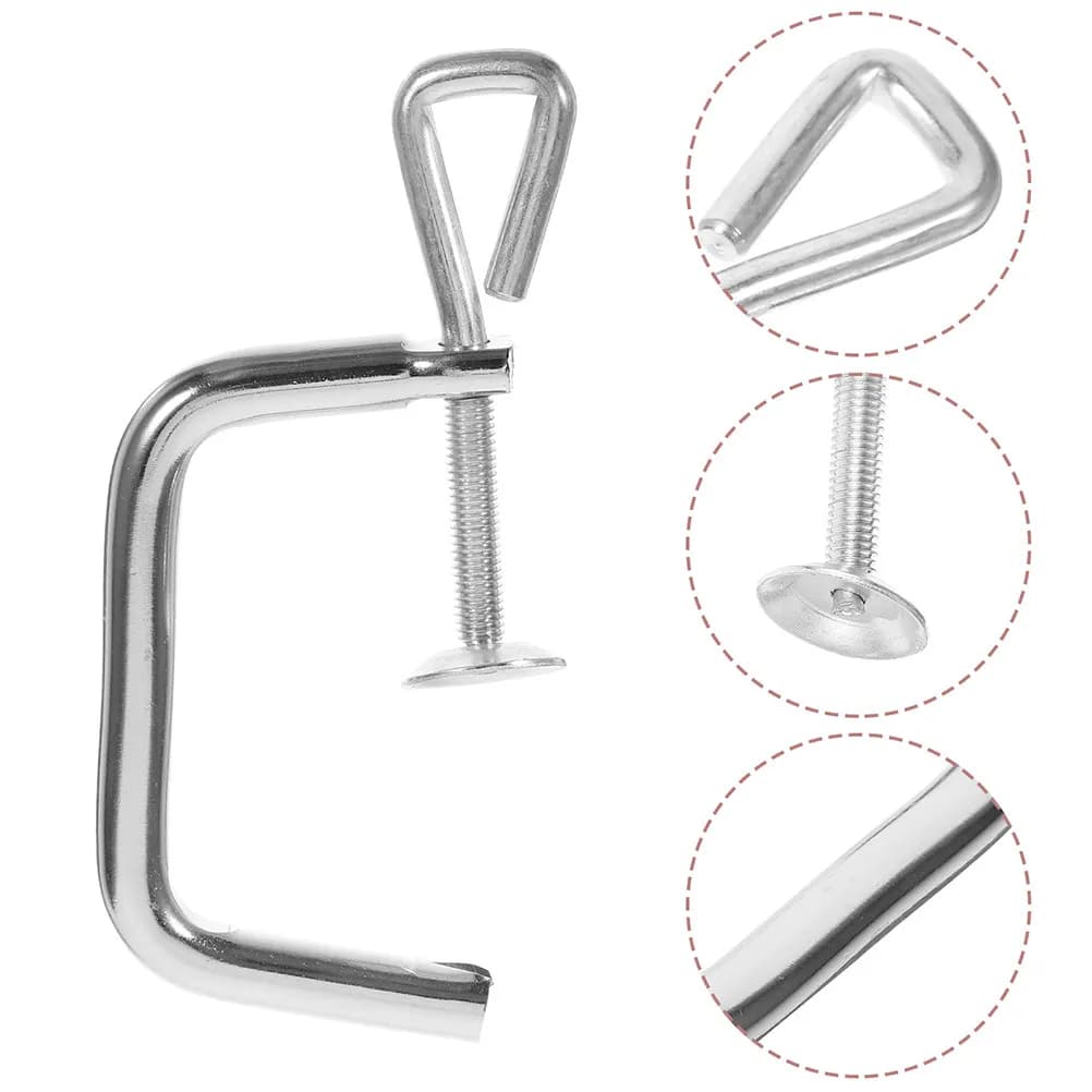 2Pcs Manual Pasta Machine Clamp Replacement Heavy Duty Noodle Maker Fixing Clip Reliable Secure Hold Long Term Durability