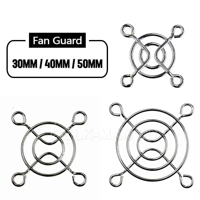 10 pz/lotto 30mm 40mm 50mm Metallo Ventola Guardia Griglia Protettiva Per Ventola accessori stampante 3d