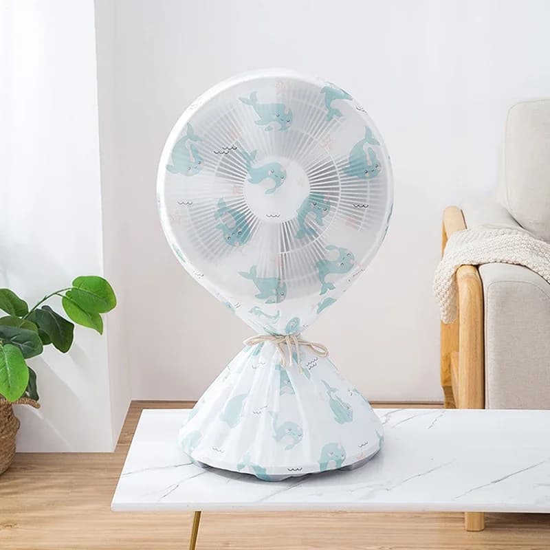 All-inclusive portable anti-dust electric fan cover Home floor fan cover Waterproof protective cover accessories