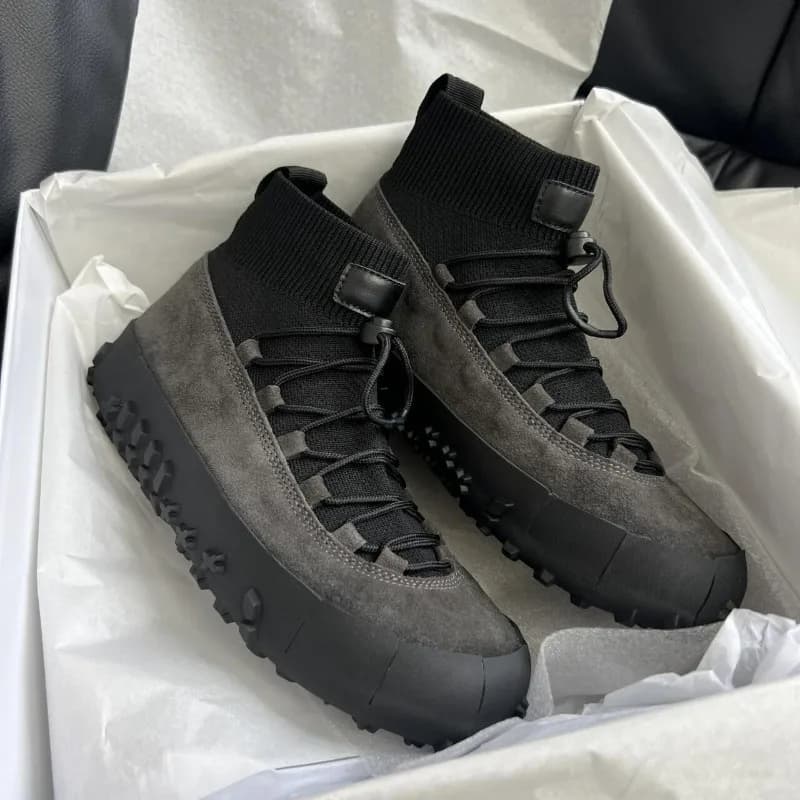 2026 Best Selling Hiking Sneaker Comfortable Men Shoes Mountain Non-Slip Climbing Shoe For Man Mid-Top Outdoor Walking Shoes