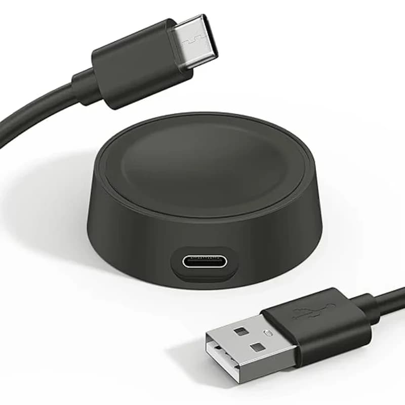 Caricabatterie per orologio wireless per Samsung Galaxy Watch 7/6/5/4/3/Active 2/1 Tipo C Dock di ricarica rapida Cavo adattatore di alimentazione Stazione di supporto