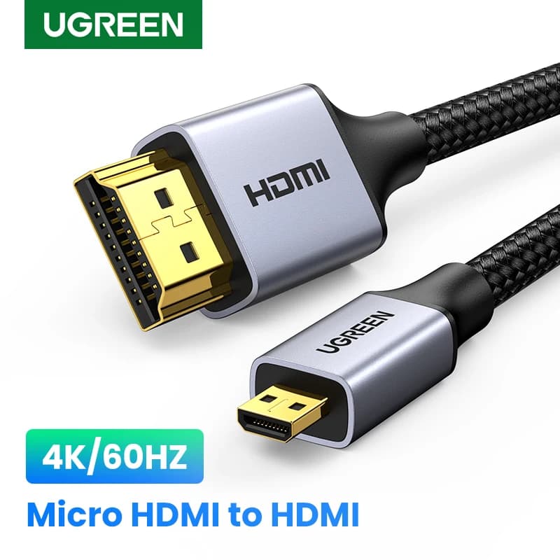 UGREEN Micro HDMI 4K/60H Micro HDMI cable to HDMI male to male to GoPro Sony 1m 1.5m 2m cable Micro HDMI