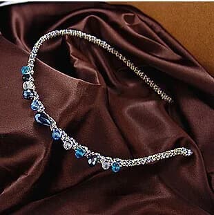 1 PC nuove donne colorate Super Flash Card irregolare cristallo metallo Hairband Lady Girls Bling fascia gioielli accessori per capelli