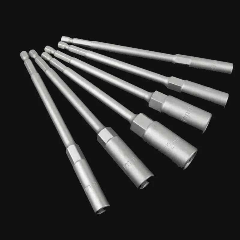 Electric Drill Socket Head Bolt Nut Driver Bit Impact Drill Bits Adapter Wrench Extension Bar 150mm 8-14mm Home Repair Tool