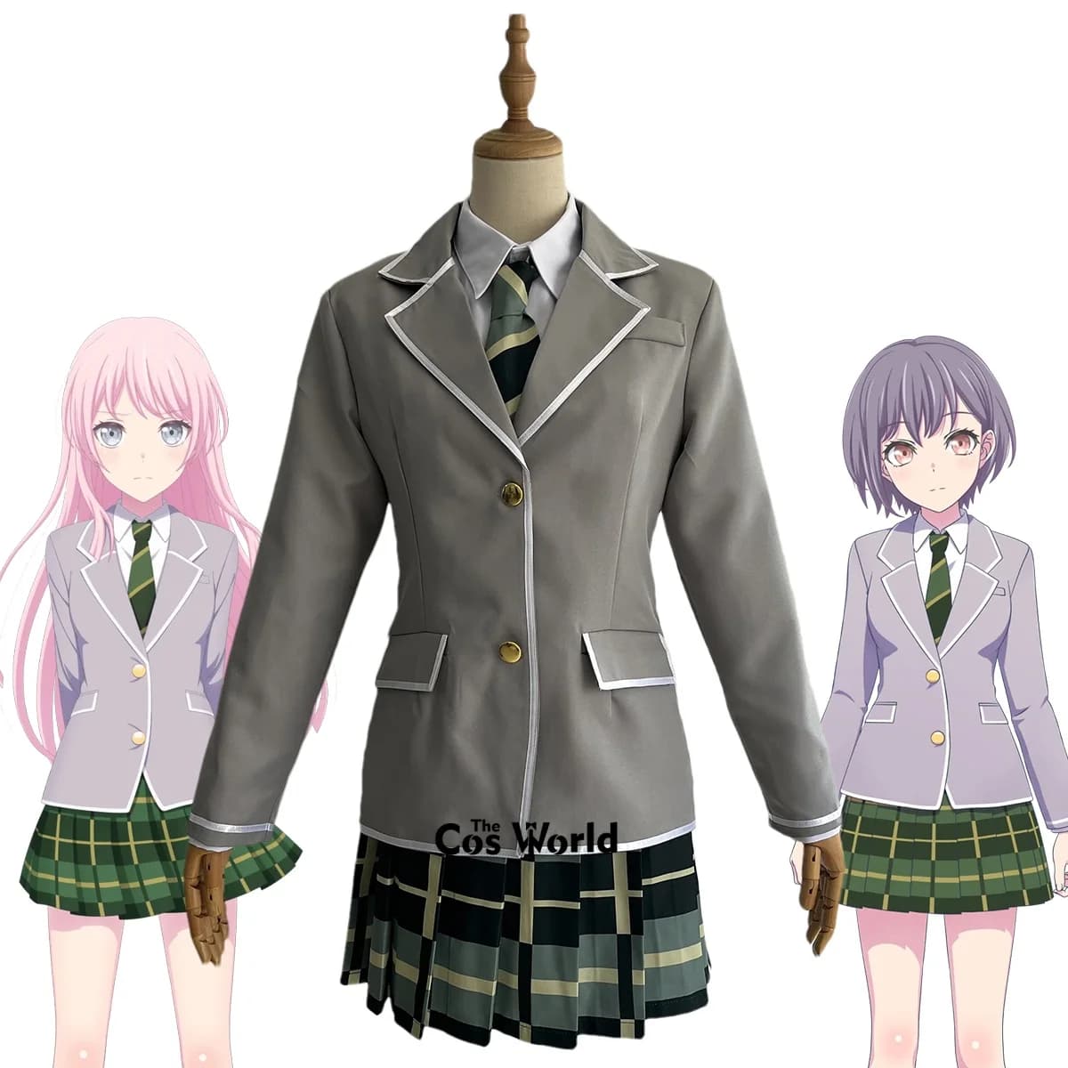 BanG Dream Haneoka High School per ragazze MyGO Chihaya Anon Primo anno Abiti uniformi invernali Personalizza costumi cosplay anime