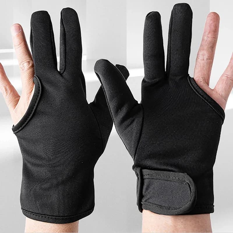 Barbiere Hairdresser Three finger Glove Heat Resistant finger Protecting hair Straightening Curling Accessories for styling