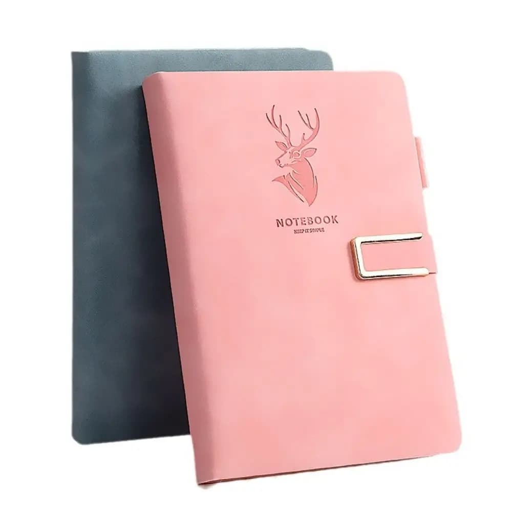 2024 Notebook aziendale portatile Retro studente in pelle A5 Notebook Memo Pad Cancelleria Meeting Planner Ufficio scolastico
