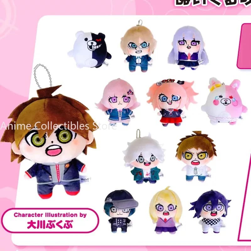 10 cm Danganronpa Kokichi Oma Makoto Naegi Peluche Anime Cartoon Peluche Figura Portachiavi Pandent Regalo Di Natale
