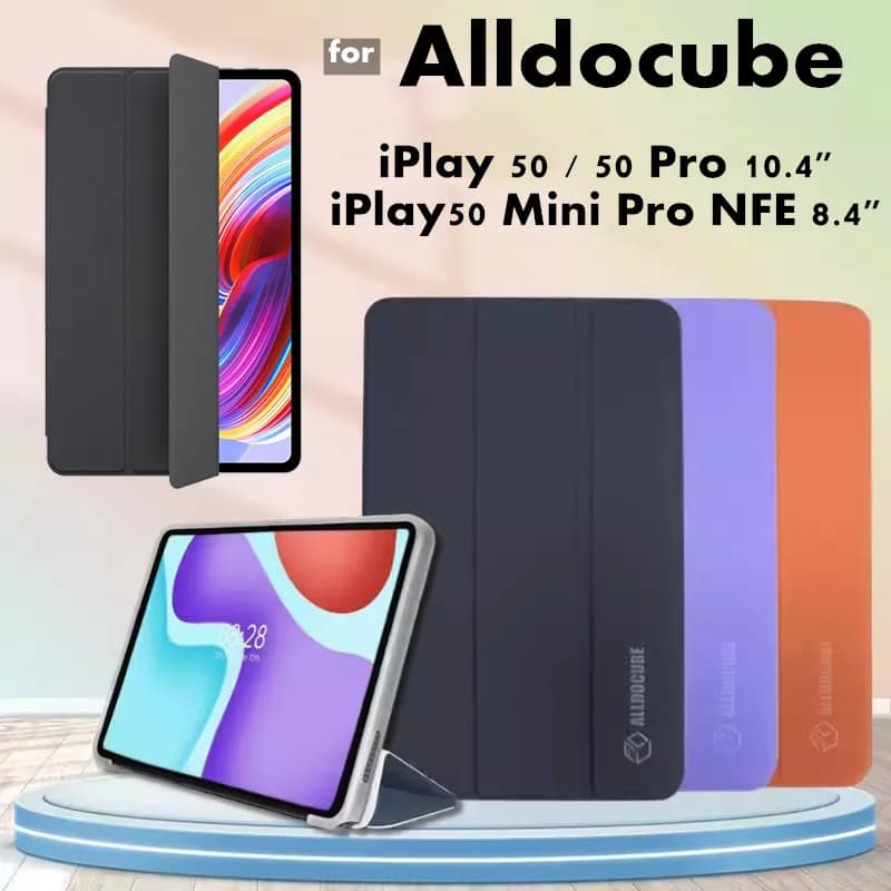 Per Alldocube iPlay 50 Mini Pro NFE Tablet da 8.4 pollici supporto in TPU Flip in pelle PU Ultra sottile iPlay 50 Pro guscio protettivo da 10.4 pollici
