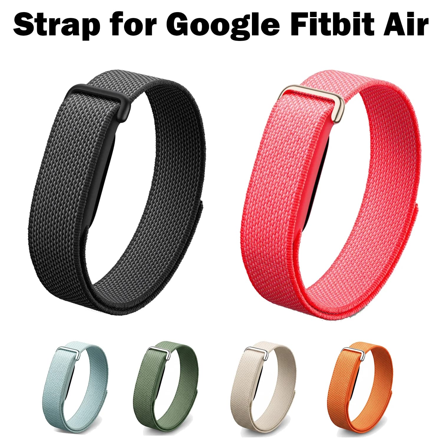 Nylon Loop Strap For Google Fitbit Air Smartwatch Accessories Sport Breathable Pulseira Bracelet Correa Fitbit Air Band