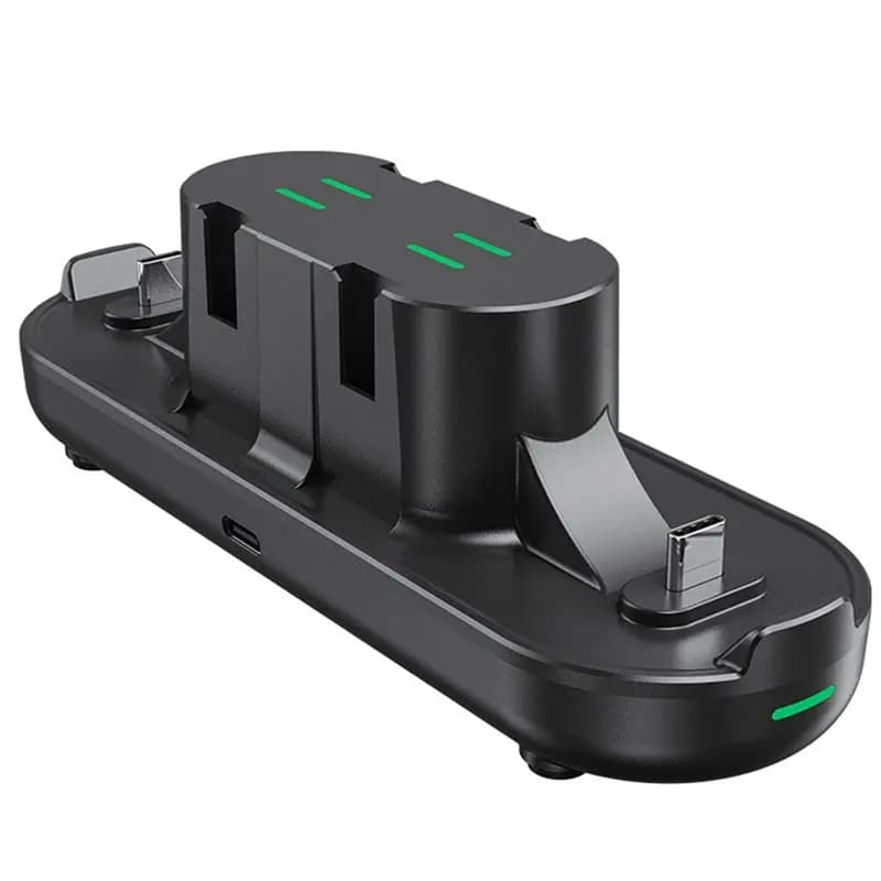 Stazione di ricarica per PS5 Series X e Switch, 6 in 1, USB Type C, accessorio universale per controller
