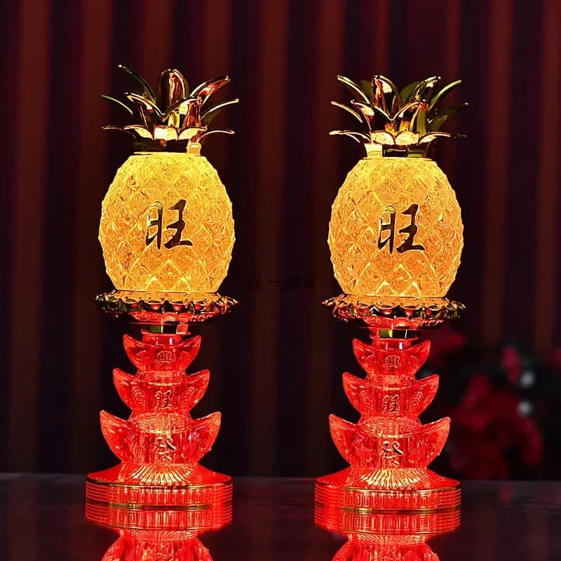 Decorazione della sala del Buddha, lampada per la casa a LED Buddha che offre, lampada a candela elettronica senza fumo, preghiera, dio della ricchezza, spina di alimentazione