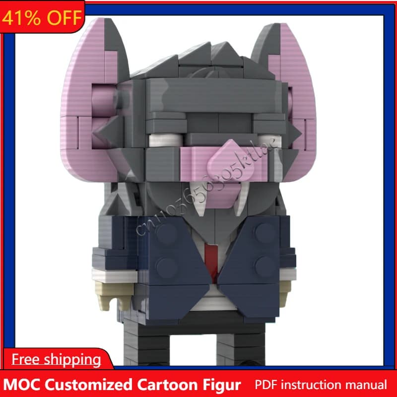 182 PCS Customize Dispatch MOC Sonar Phoenix Squad Brickhead Model DIY Creative Puzzle Birthday Cartoon Anim Figures Toys Gifts