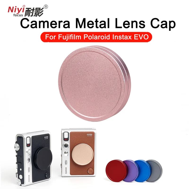 Copriobiettivo Instax Mini EVO Accessori Copertura portatile per fotocamera etal Antipolvere Impermeabile per fotocamera Fujifilm Polaroid instax EVO