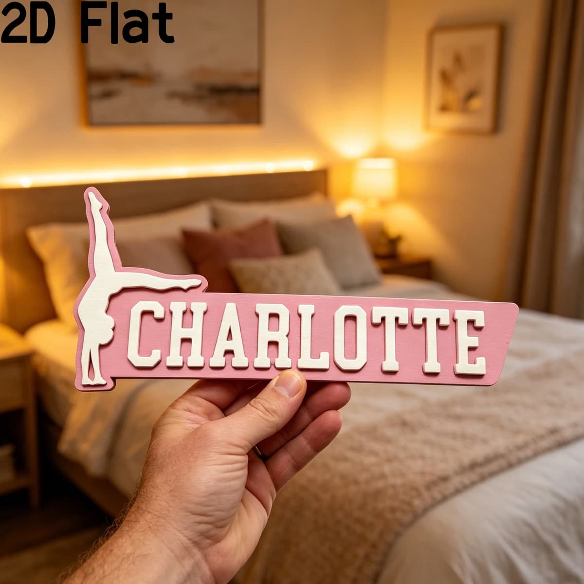 1Pc Custom GYM Sports Style Wooden Plaque Sign,Home Room Office School Wall Decor,DIY Paintable,Nursery Birthday Wedding Gift